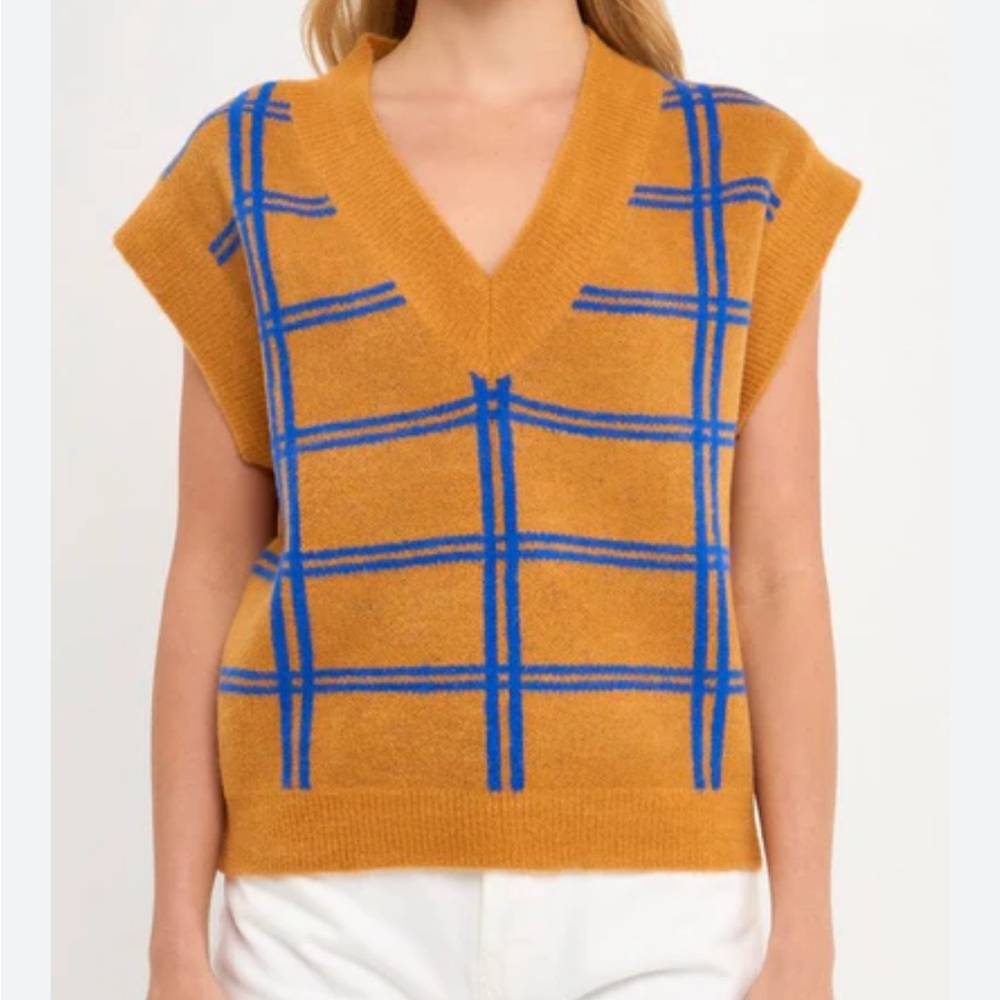 NWOT Great Lab Anthropologie sz medium sweater vest